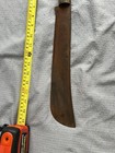 Vintage Original Bolo Machete Steel Blade Full Tang Wood Handle Lanyard Hole