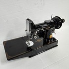 Stunning 1947 Singer Featherweight 221 Sewing Machine Fully Tested Case Sews A  