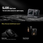 Sjcam Sj20 Dual Lens 4k 30fps Night Video 40m Waterproof Action Camera