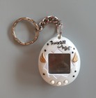Vintage 1997 Bandai Tamagotchi Angel Pearl White With Golden Wings -  Working