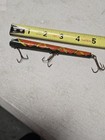 Old Vintage Antique  Hand Carved Made Painted Wood Folk Art Fishing Lure Plug
