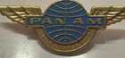 Pan Am Airlines Jr Clipper Stewardess Flight Attendant Metal Wings Pin Badge Vtg