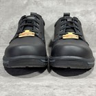 Skechers Segment Rilar Oxford Shoes Black Leather Memory Foam Men s Size 15