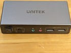 Unitek Kvm Switch 4k 60hz Dual Monitor Hdmi   Displayport   2 Pc Setup