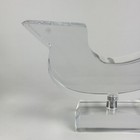 Vintage Mid-century Modern Large Lucite Bird Sculpture