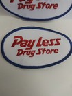 Payless Drug Store Employee Patch Retail Lot Of 2 Thrifty Rite Aid Vintage 