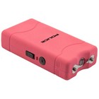 Police Stun Gun Burn Pepper Spray Combo Women Self Defense 800 Pink   Black