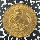 1923 Germany Westphalia 10 000 Mark Notgeld Lot f6921 High Grade  Beautiful 
