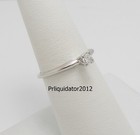 1 5ct Natural Princess Diamond Solitaire Engagement Wedding Ring 14k White Gold