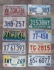 Lot Of 10 License Plates Mixed States Plates Al Ms Tx Co Ne