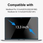 9h Hardness Tempered Glass Screen Protector For Macbook Pro 13   m1 m2 2016-22