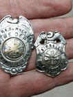 2 Vintage Kimball   Hemingford Nebraska Fire Department Badges