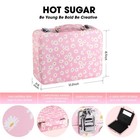 Hot Sugar Pink Carry All Trunk Makeup Set Cosmetic Kit Eyeshadow Lip Gloss 12