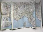 Vintage Travel Rome Vatican Pompeii Italian Street Map - Italy From Baedeker   s