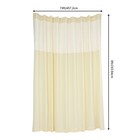 Room Divider Curtain For Spa  Privacy Cubicle Curtain With Mesh Top 15 Ft X 8 Ft