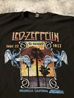 Tultex Led Zeppelin 1977 Tour Inglewood Ca Graphic T-shirt Tee Black - Small Euc