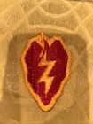 Vietnam War Us Army 25th Infantry Division Patch  16a Cut Edge
