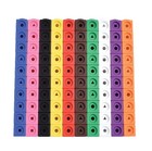 Edxeducation Math Cubes   Set Of 100 Counting Blocks With 5 Shapes   Math Manipu