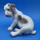 Bing   Grondahl Denmark Porcelain Figurine Of Sealyham Terrier Dog 1970-83 Mark