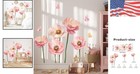 Removable Watercolor Flower Wall Decor - Ideal For Bedrooms And Nurseries