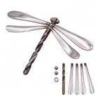 8 Pcs Welding Practice Kit  3d Metal Sculpture Dragonfly