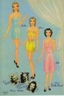 Vintage Uncut 1942 Powers Models Paper Dolls gorgeous rare  1 Top Reproduction