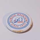 Powder Mountain 50 Year Ski Utah Resort Lapel Pin  Skiing  Snowboard Used   Worn