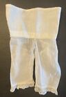 Antique White Cotton Pantaloons For Antique French Or German Doll