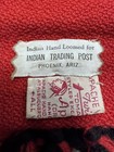 Vintage 1950s Apache Indian Southwest Wool Scarf Blanket Hand Made New Mexico