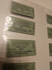 15 1980s Vintage London Underground Train Tickets Various Stations Privilege 