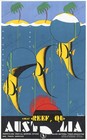 Great Barrier Reef Australia 1930 Travel Poster Art Print Gert Sellheim