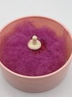 Vintage Parfait Swans Down 3  Powder Puff In Original Packaging  Hot Pink 1950 s