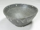 B0741  Vintage Joseon  korean  Pottery Tea Bowl With Appropriate Glaze   Bottom