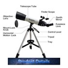 90500 Professional Astronomical Telescope W  High Tripod Lunar Mirror Hd Viewing