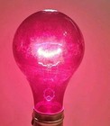 Vintage Ge Mazda Red 60 Watt Light Bulb