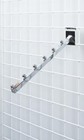 Sswbasics 6-ball Waterfall Chrome Faceout For Gridwall And Wire Grid - Pack Of 5