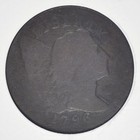 1796 Liberty Cap Flowing Hair Large Cent Anacs Ag3 S-89 R4 Soapbox Solid Coin