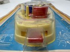 Vintage Blue-box Mini Ring Toss Game Sealed On Card Hong Kong 1970s Toy