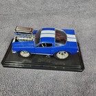 Muscle Machines 1 18  66 Mustang Blue White Stripes