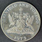 Trinidad And Tobago 1973 One Dollar Bird Chachalaca Vtg World Foreign Coin
