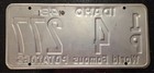 1948 1949 Tab Idaho World Famous Potatoes License Plate Car Tag Vehicle Auto