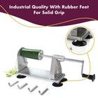 Stainless Steel Vegetable Spiralizer - 5 Blade Zucchini Noodle Maker Industrial