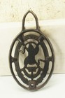 Vtg Antique Singer Treadle Sewing Machine Cast Iron Base Emblem Logo Name Plate
