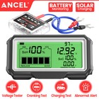 Solar 12v Battery Load Tester Car Battery Monitor Bluetooth Cranking Volt Type-c