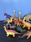 Toy Animals dinosaurs Lot Of 15  Different Sizes Safari Woods Jurassic Park