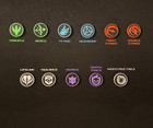 Ability Counter Set For Mtg - Status Symbol Tokens For Magic  The Gathering Tcg