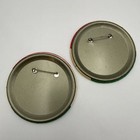 Vintage    kiss Me I   m Italian    Pride 3 5 Inch Pinback Button Pins 1970   s Euc