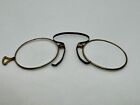 Antique Spring Bridge Pince Nez Reading Glasses  no Chain 
