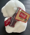 Boyds Bears Coca Cola Polar Bear Sitting Plush Soft Toy Stuffed Animal Red Scarf