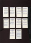 Vintage Judaica  1960s  jewish Symbols And Ceremonies  Trade Card Lot  1-10